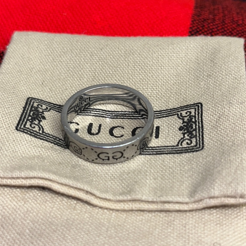 Sterling Silver Gucci Ghost ring